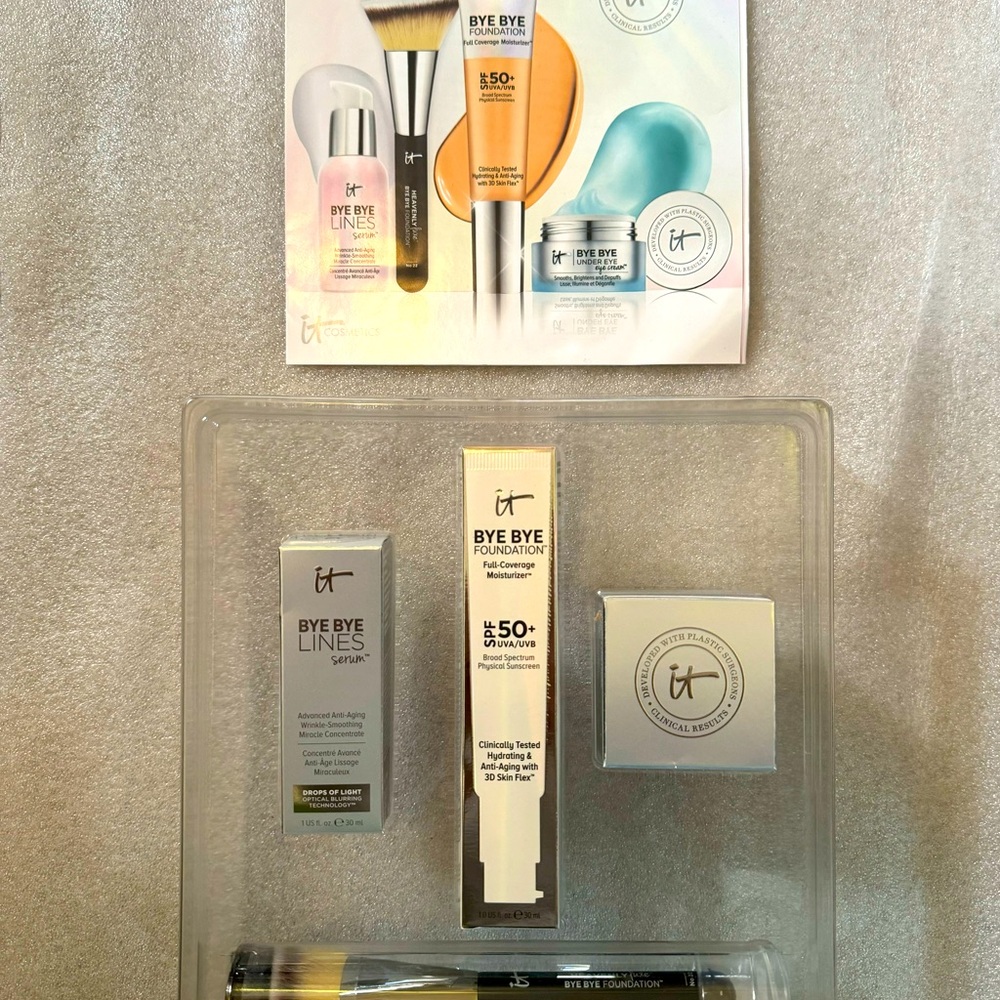 IT Cosmetics Collection Lines Serum Foundation & Eye Cream NEW